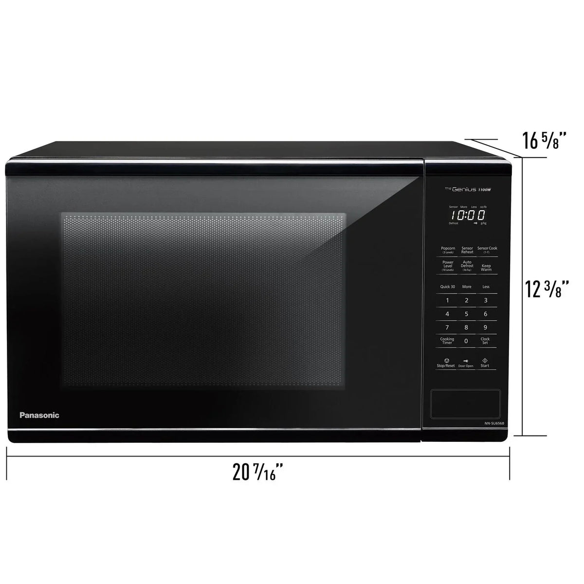 2026 NewPanasonic New 1.3 Cu. ft. 1100W Genius Sensor Countertop Microwave Oven in White