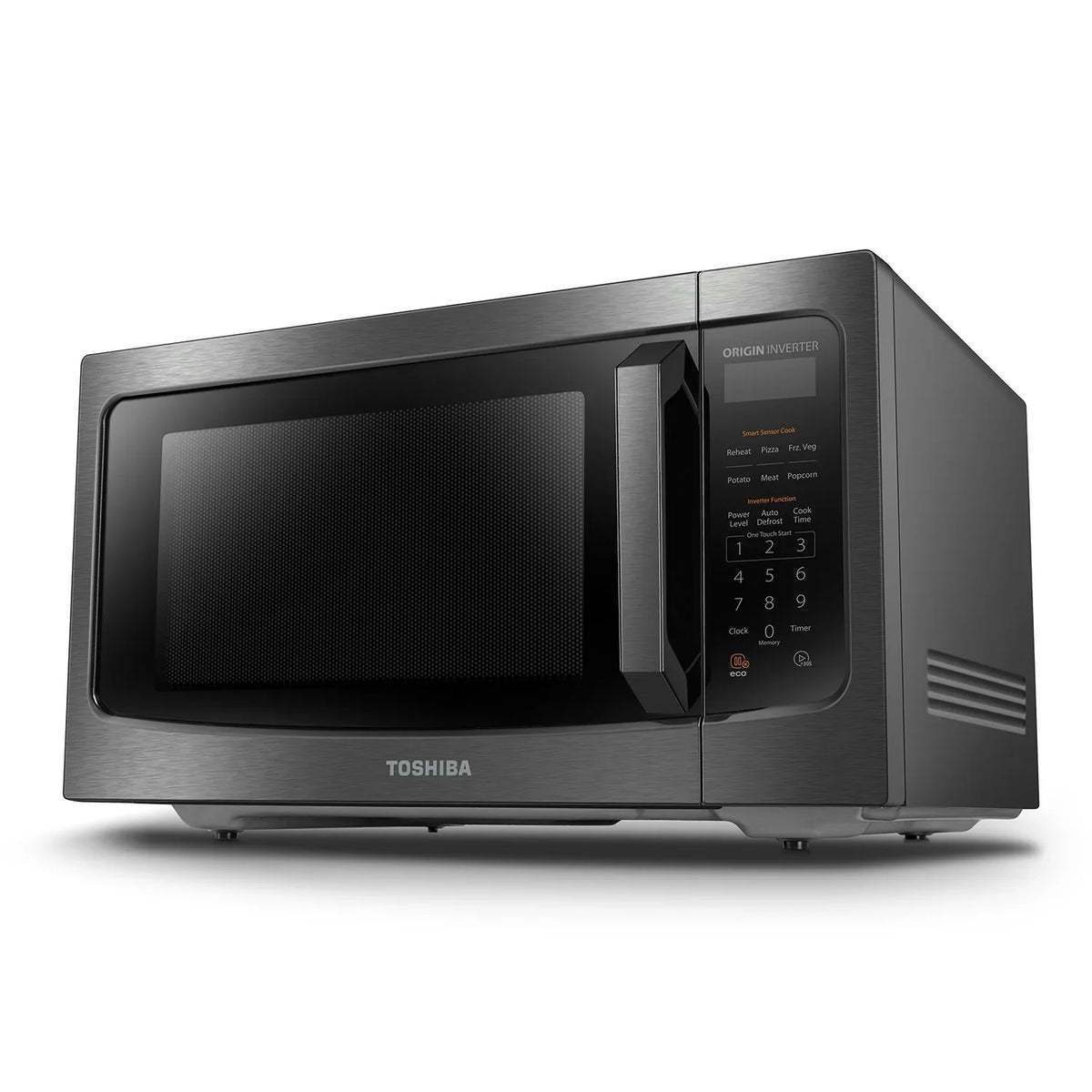 2026 NewToshiba 1.2 cu ft Countertop Microwave Ovens in Stainless Steel