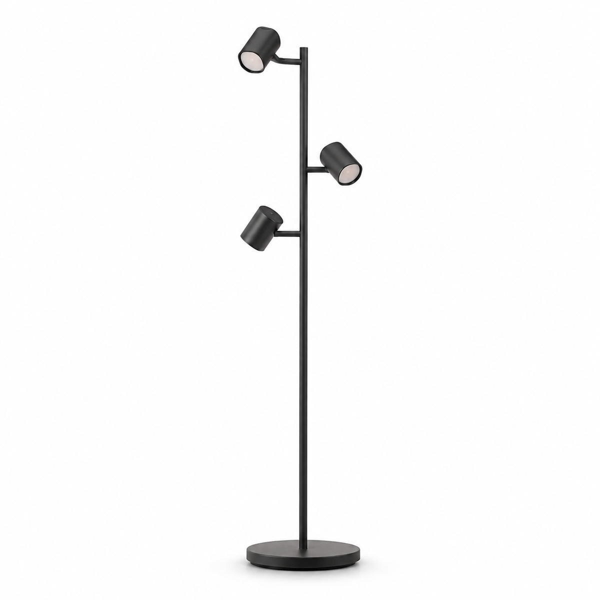 Matter-Compatible Smart Tree Floor Lamp, 3 Rotatable Lights, 64 Scenes & Music Sync