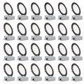 24-Pack 6-Inch Ultra-Thin LED Recessed Lights with J-Box, 5CCT, 1050LM, Dimmable