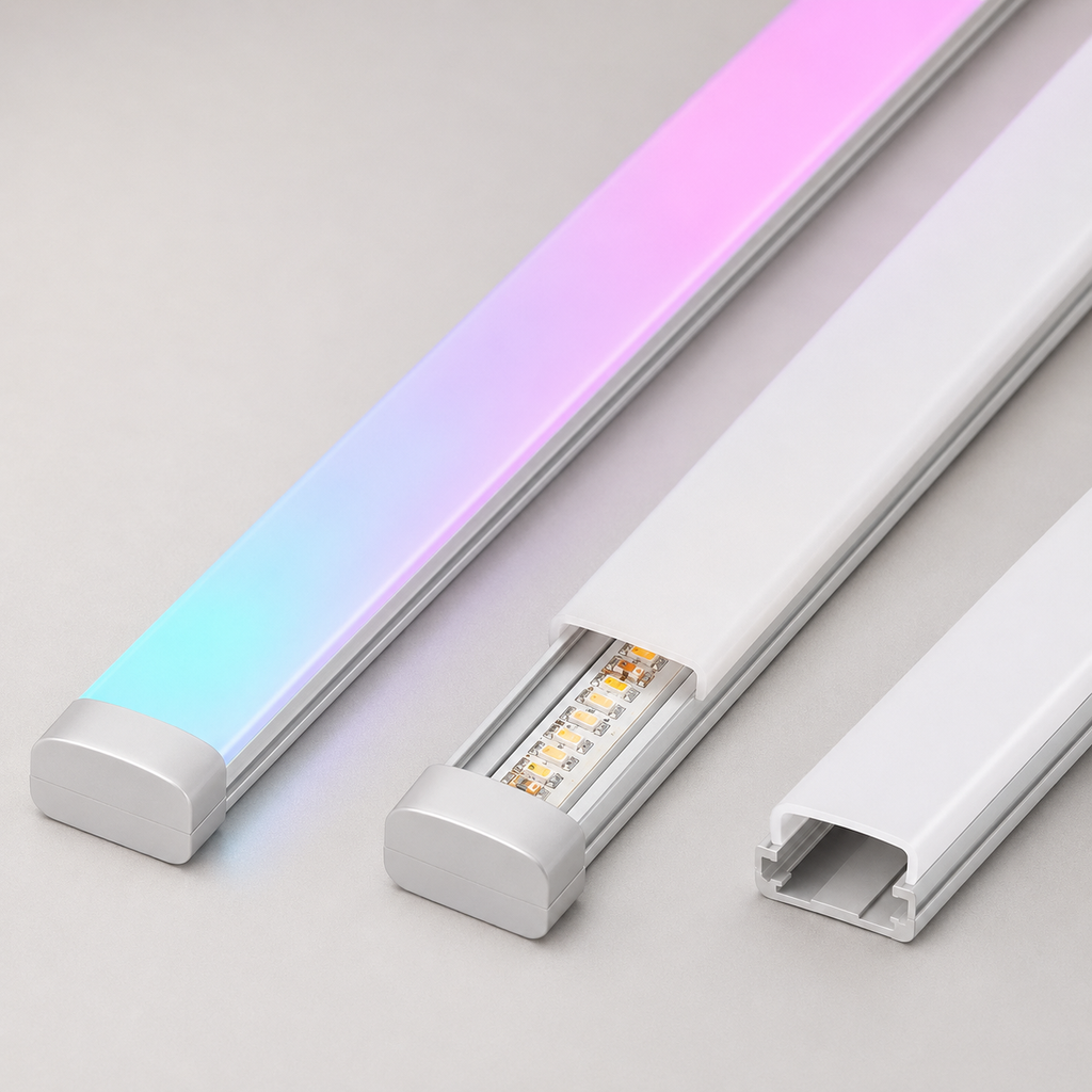 32.8ft RGBIC LED Strip Lights with Covers, Matter, Alexa, Google Assistant & SmartThings