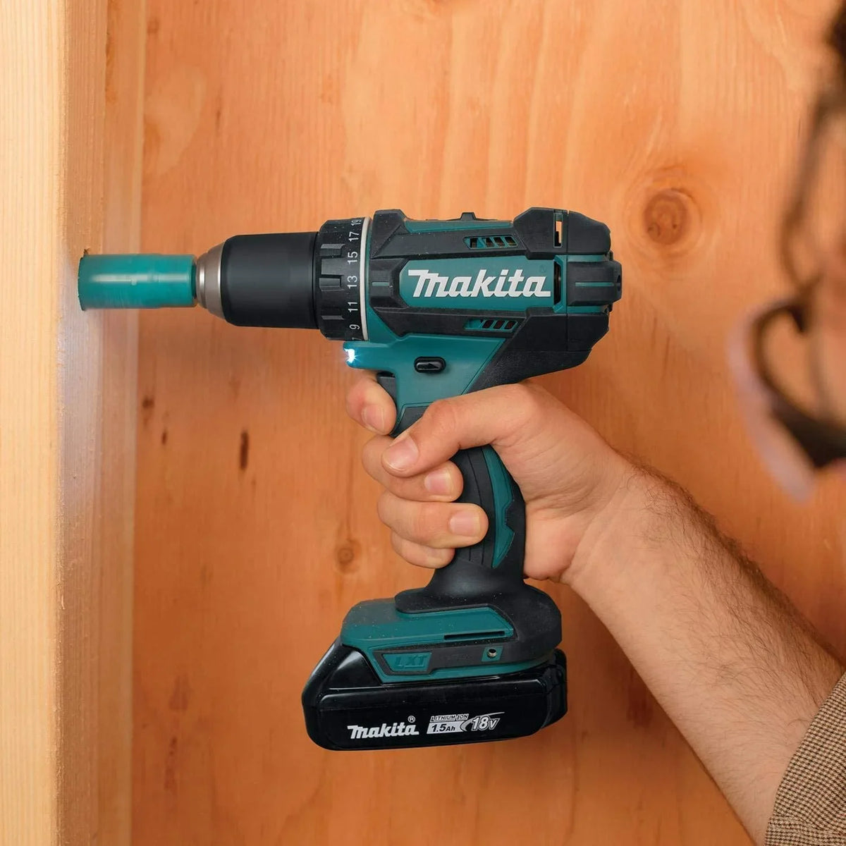 2026 NewMakita 18V Lithium-Ion Cordless Power Tool Set, 1.5Ah, 2 Pack