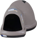 Petmate Indigo Dog House (Igloo Dog House. Made in USA with 90% Recycled Materials. All-Weather Protection Pet