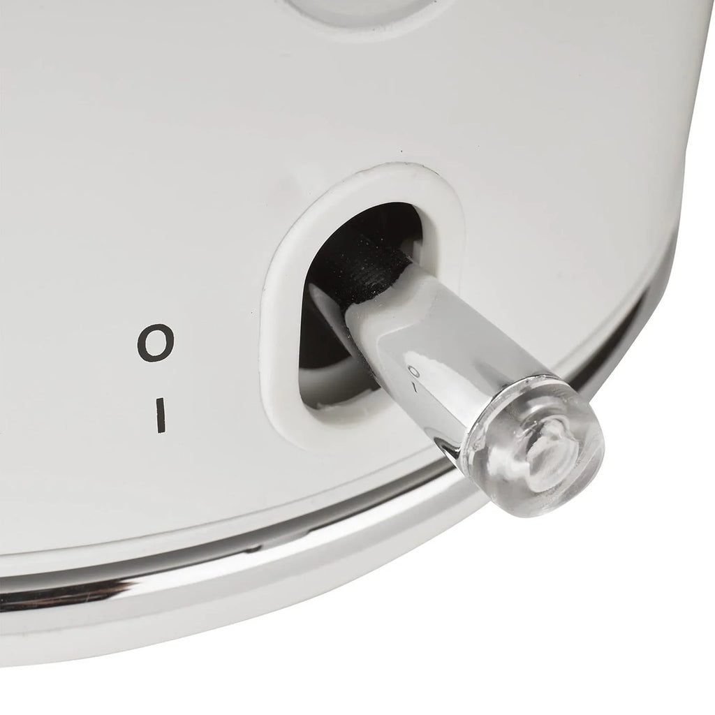 2026 NewHaden Dorset 1.7 Liter Electric Water Kettle with Base, Putty & Chrome