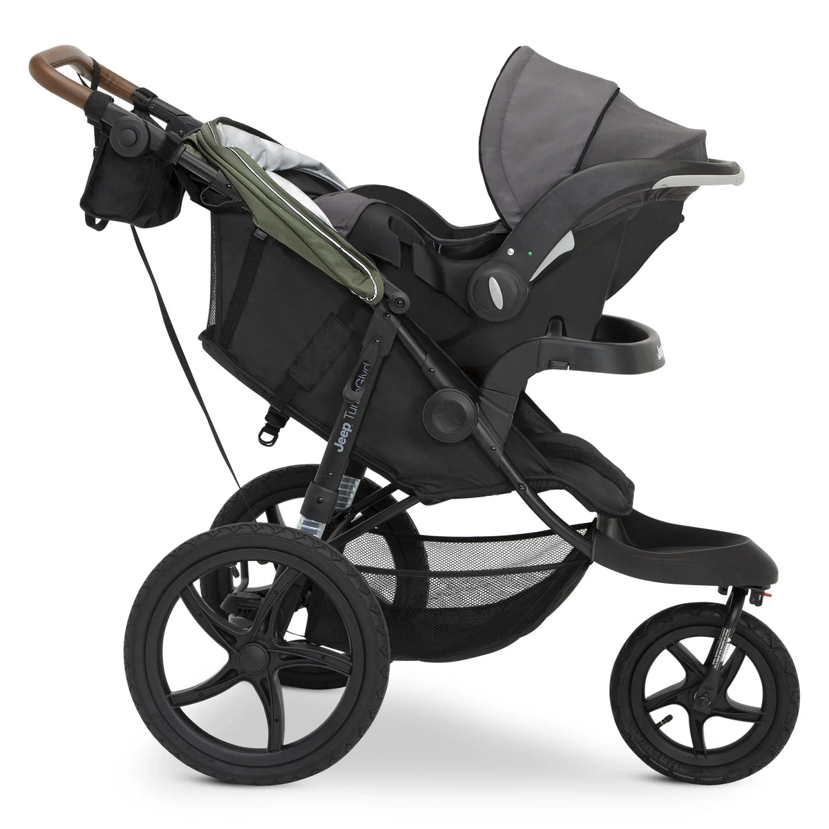 2026 NewJeep TurboGlyde Jogging Stroller by Delta Children, Black