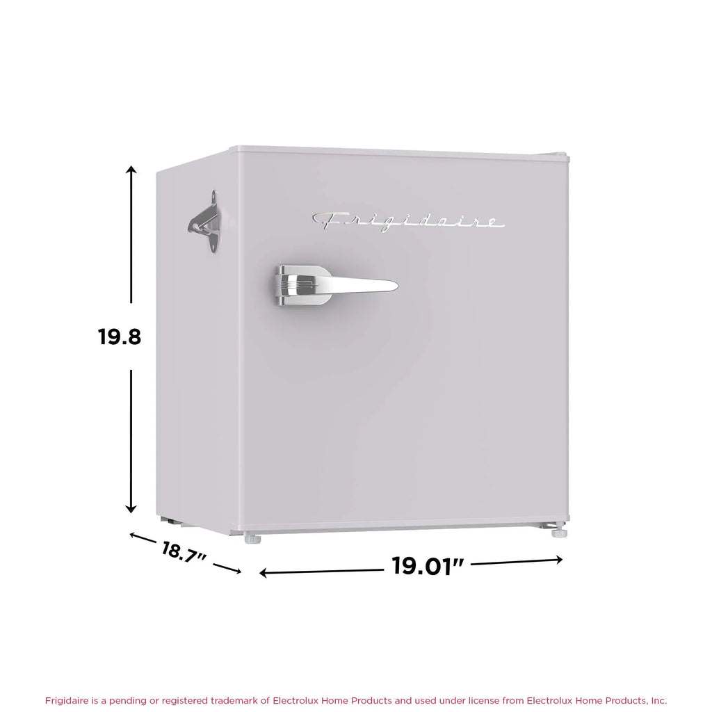 2026 NewFrigidaire 1.6 Cu ft. Retro Compact Refrigerator with Side Bottle Opener, Coral