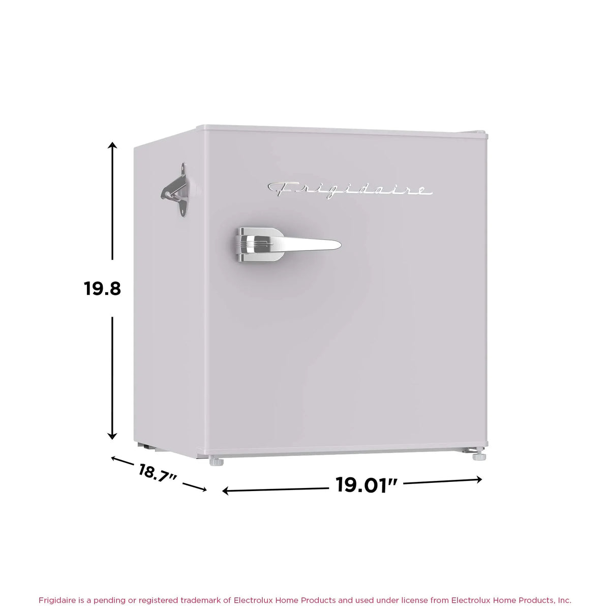 2026 NewFrigidaire 1.6 Cu ft. Retro Compact Refrigerator with Side Bottle Opener, Coral