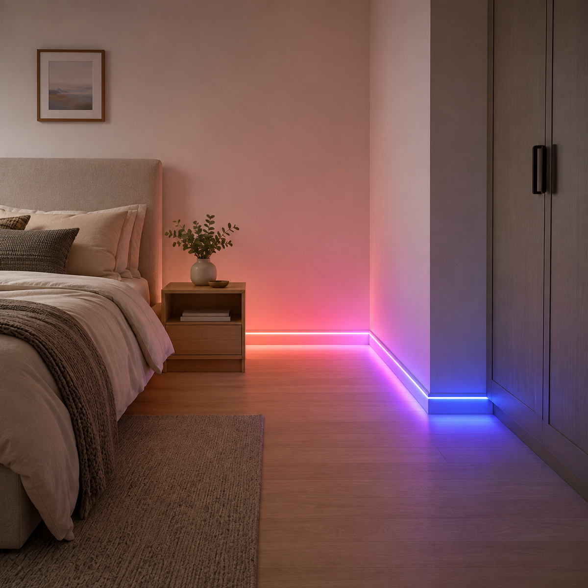 32.8ft RGBIC LED Strip Lights with Covers, Matter, Alexa, Google Assistant & SmartThings