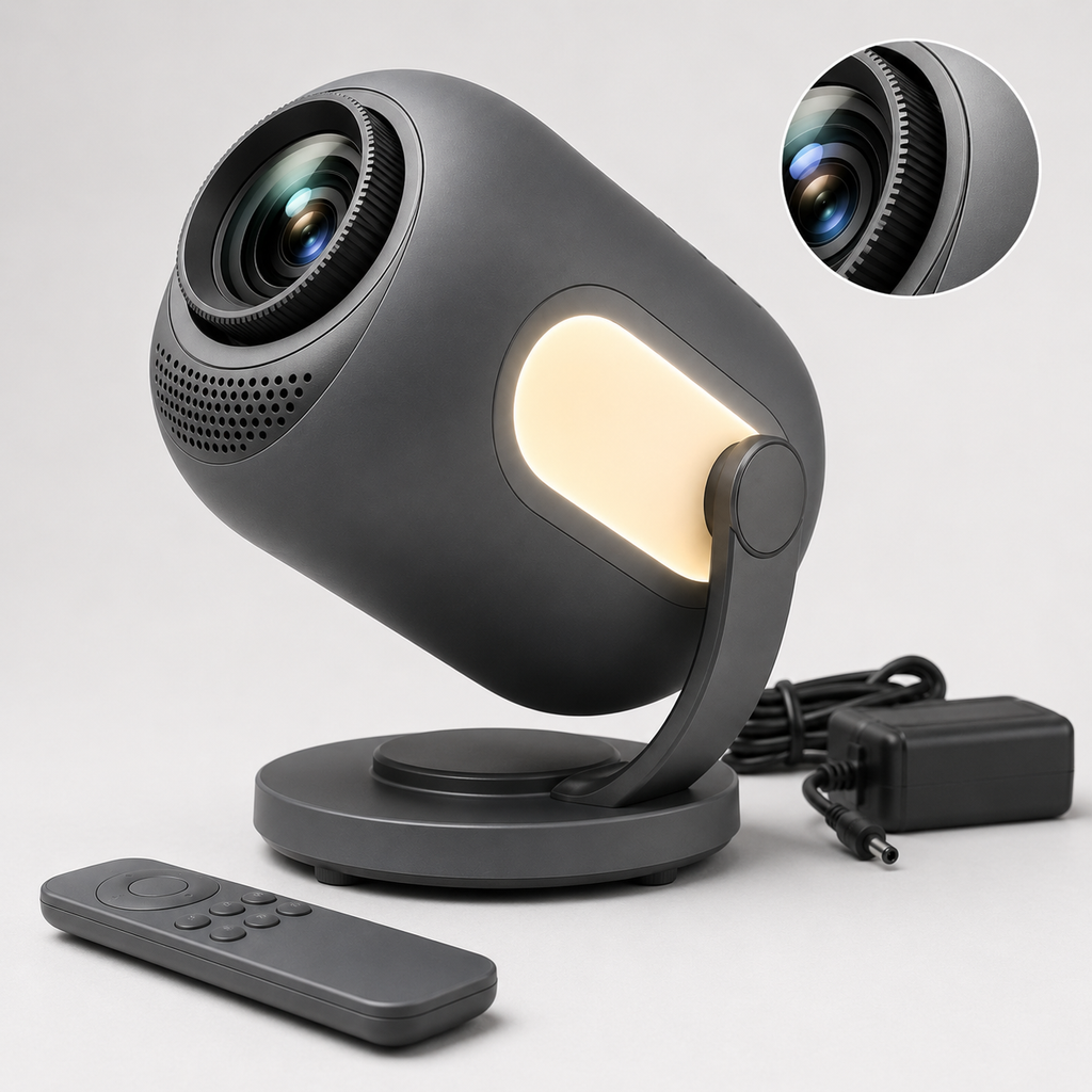 3D Galaxy Projector with 60 Scenes, Bluetooth Speaker, Timer, Remote and Night Light