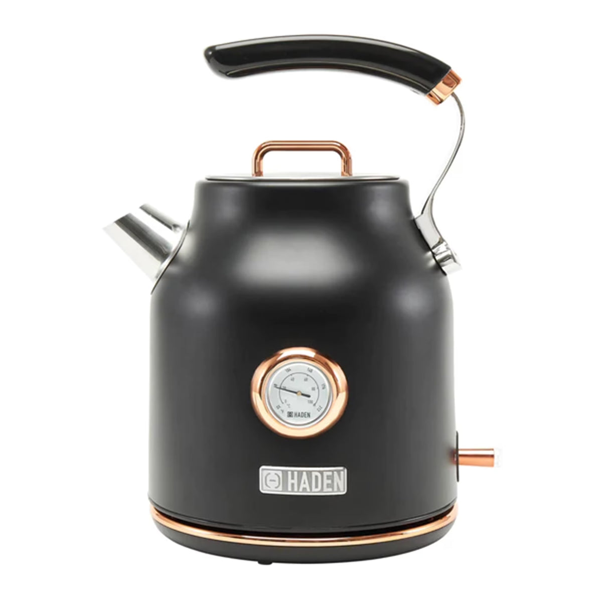 2026 NewHaden Dorset 1.7 Liter Electric Water Kettle with Base, Putty & Chrome