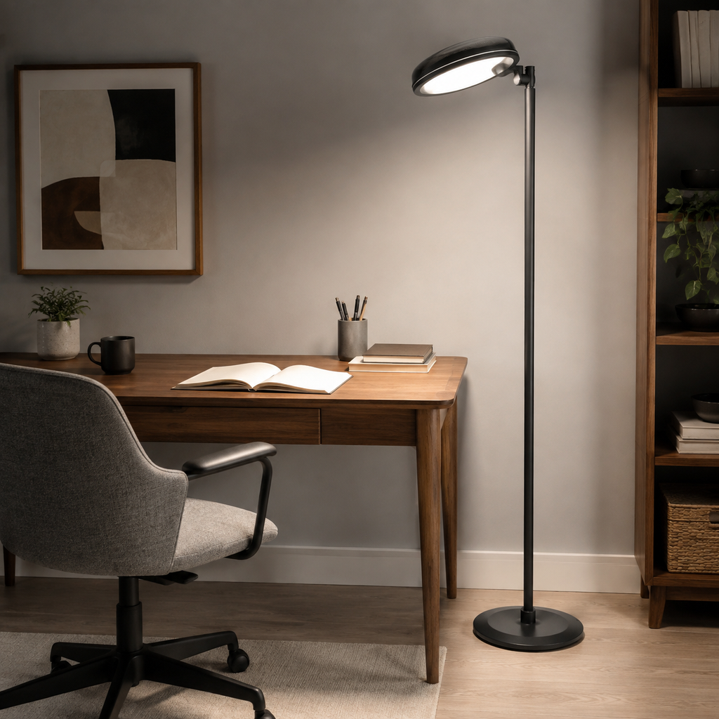 RGBIC Ripple Uplighter Floor Lamp, 1000lm, Matter, Alexa & SmartThings Compatible