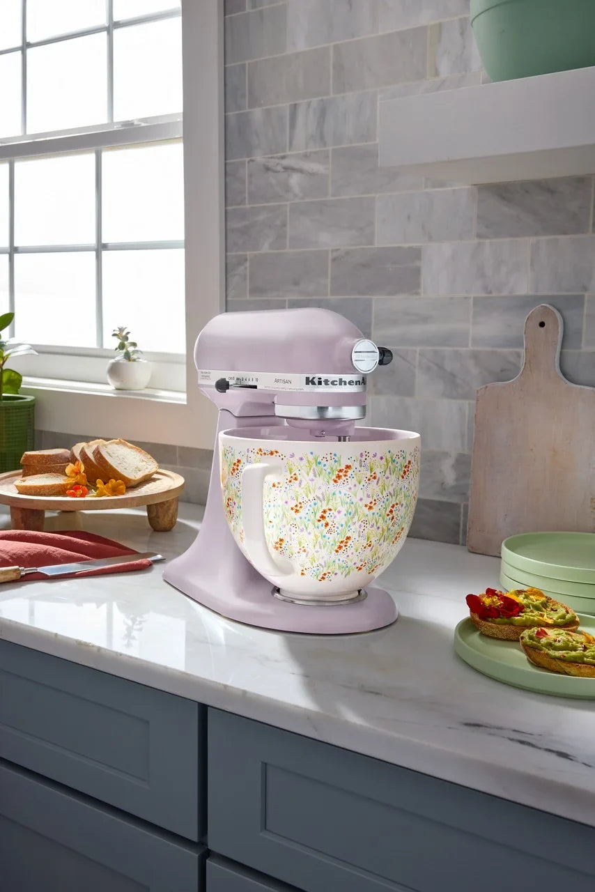 2026 NewKitchenAid Artisan Series 5-Quart Tilt-Head Stand Mixer, Wildflower, KSM156CXWF