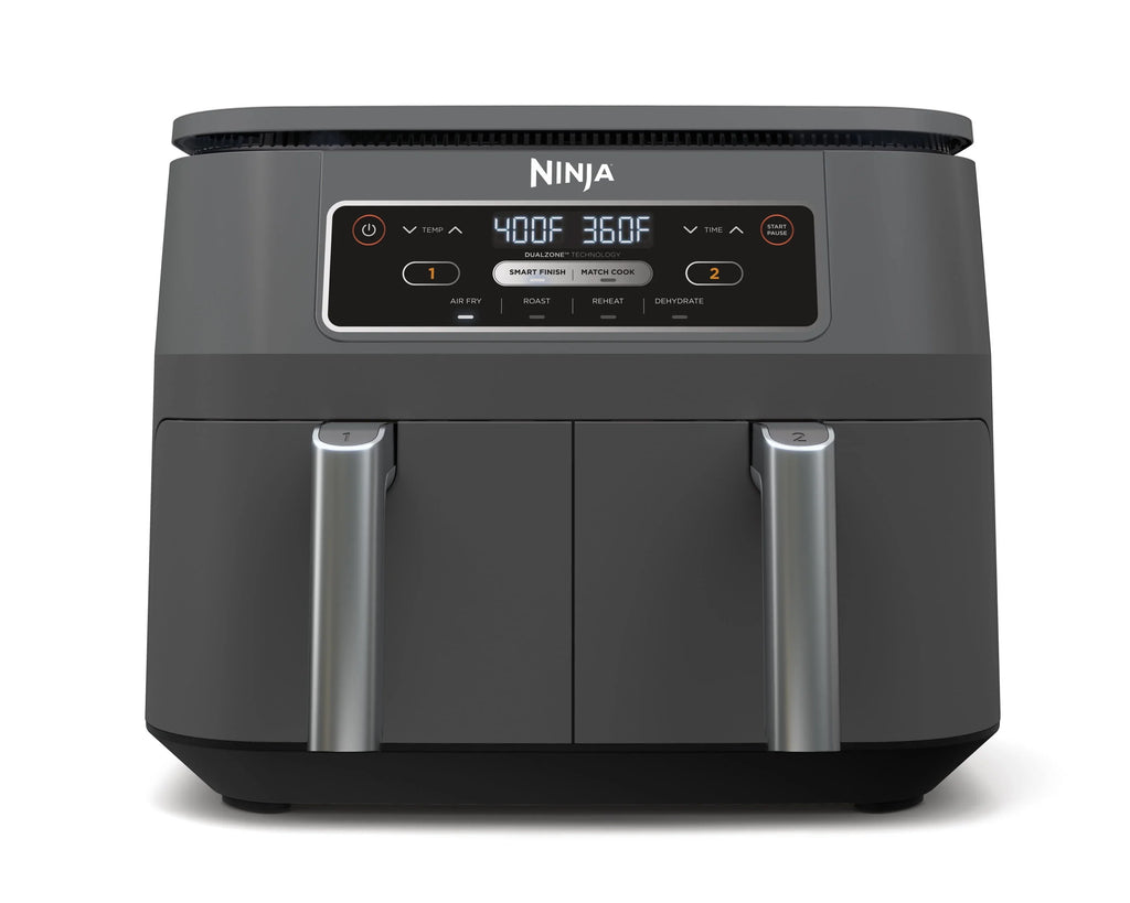 2026 NewNinja Foodi 4 in1 8-Quart. 2 Basket Air Fryer with DualZone Technology Air Fry, Roast, and More, DZ100WM