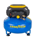 Goodyear 6 Gallon 150 PSI Oil Free Electric Pancake Air Compressor