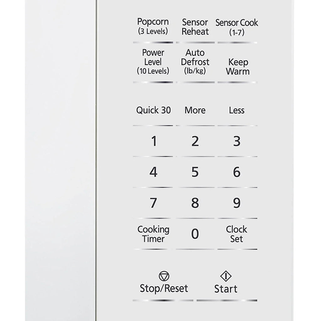 2026 NewPanasonic New 1.3 Cu. ft. 1100W Genius Sensor Countertop Microwave Oven in White