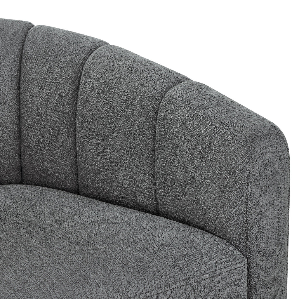 2026 NewBetter Homes & Gardens Lillian Accent Swivel Chair, Cream Linen