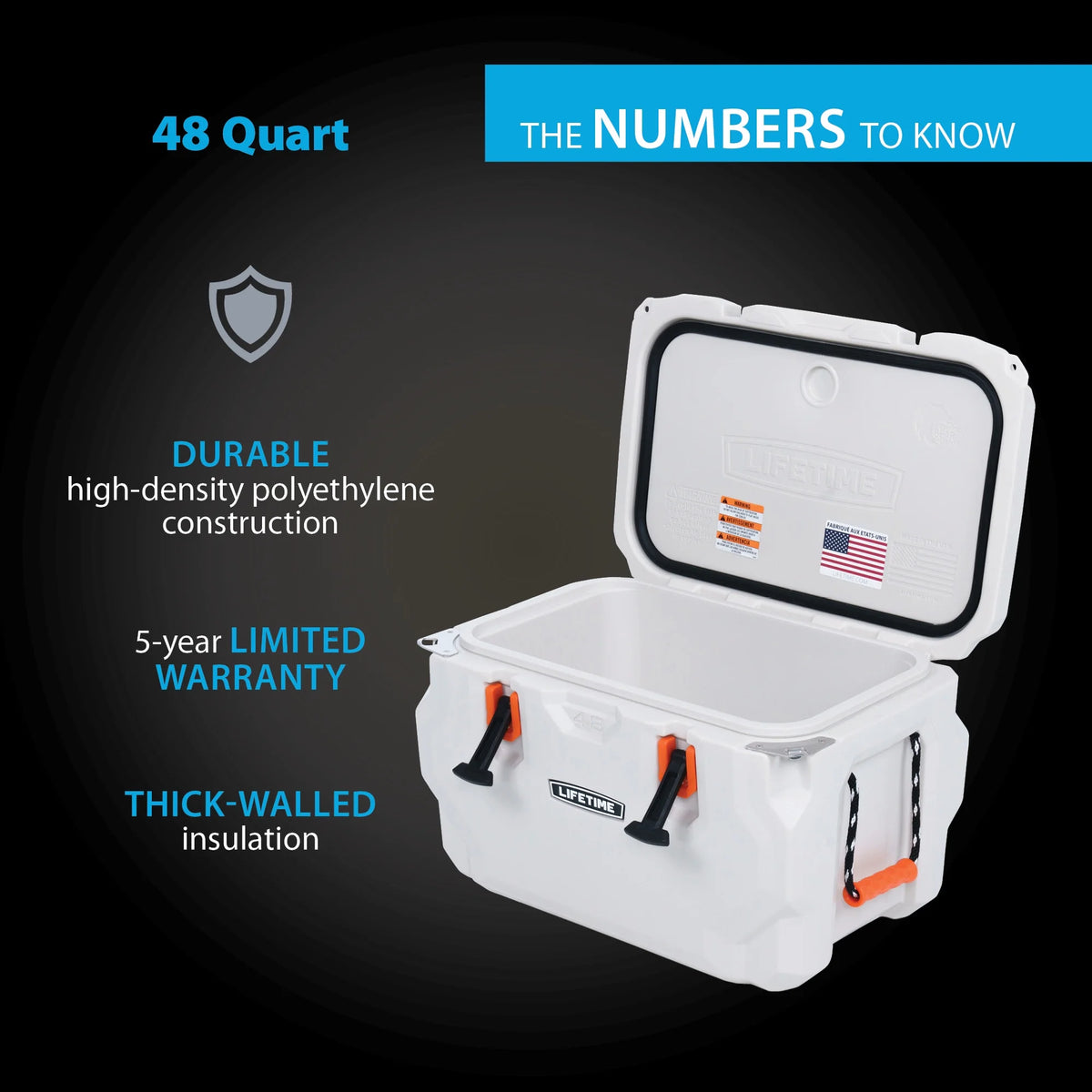Lifetime 48 Quart High Performance Cooler 91209