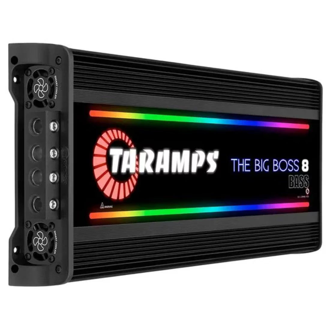 Taramps THE BIG BOSS 8 BASS BLACK 1 - CH 8000W RMS 0.5 - 2 Ohms RGB Car Amplifier