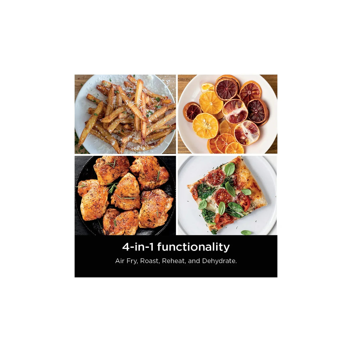 2026 NewNinja DoubleStack XL 2-Basket Air Fryer, DoubleStack Technology Cooks 4 Foods at Once, Space Saving Design, 10 QT, 4-in-1, Smart Finish & Match Cook, SL400
