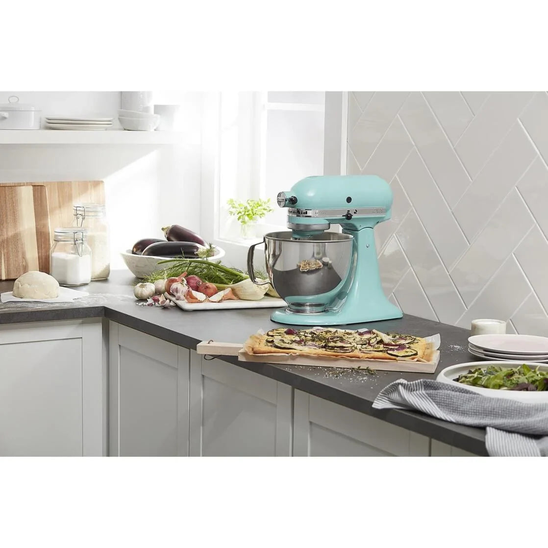 2026 NewKitchenAid Artisan Series 5-Quart Tilt-Head Stand Mixer, Wildflower, KSM156CXWF
