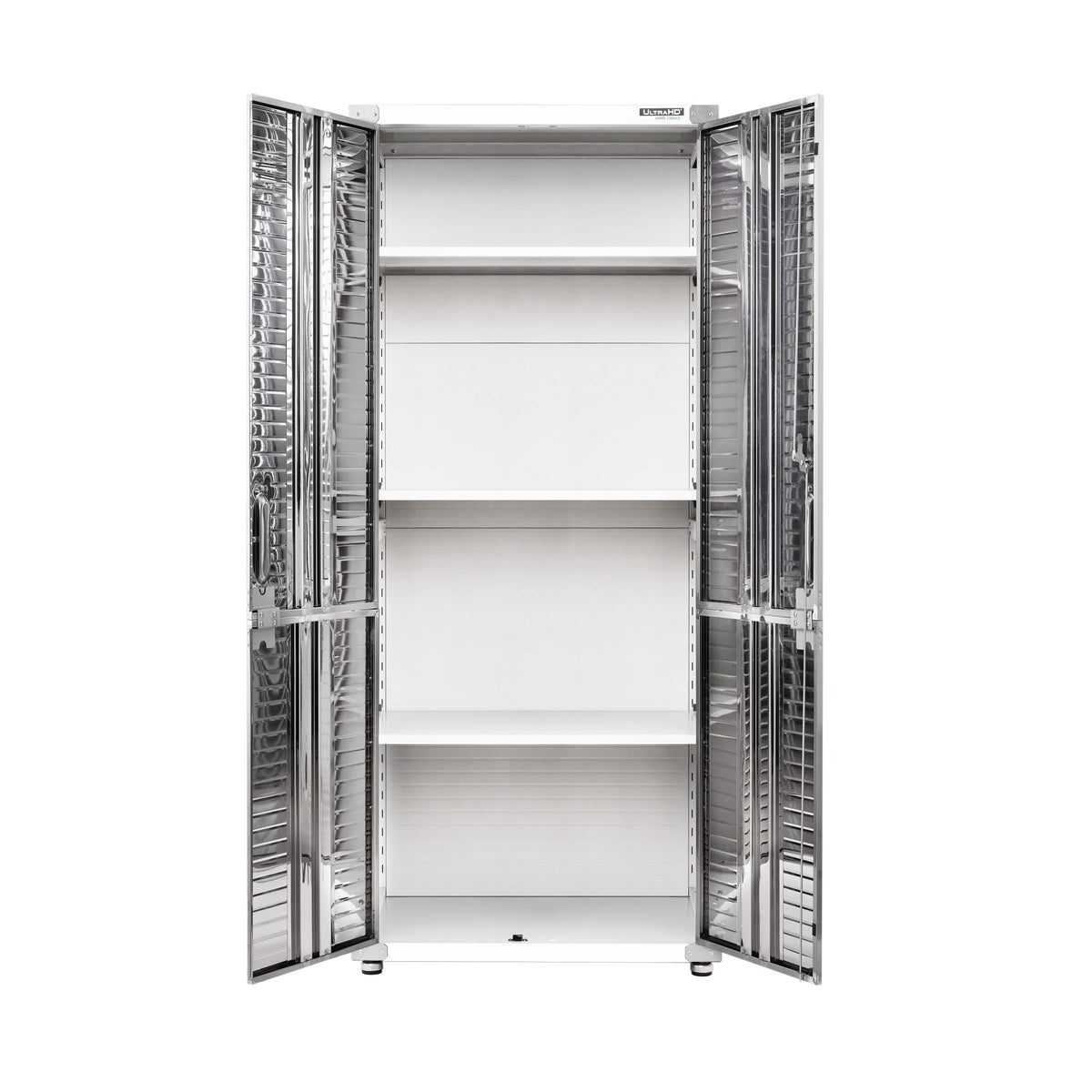 Seville Classics UltraHD Steel Body Lockable Storage Cabinet Organizer Locker Shelving Unit, Graphite, 30" W x 18" D x 72" H