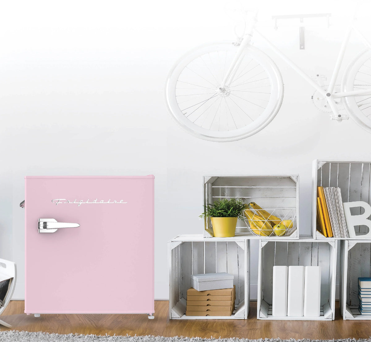 2026 NewFrigidaire 1.6 Cu ft. Retro Compact Refrigerator with Side Bottle Opener, Coral