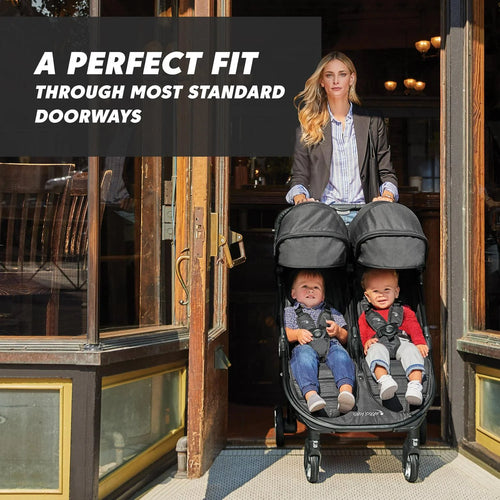 2026 NewBaby Jogger City Tour 2 Double Stroller. Pitch Black