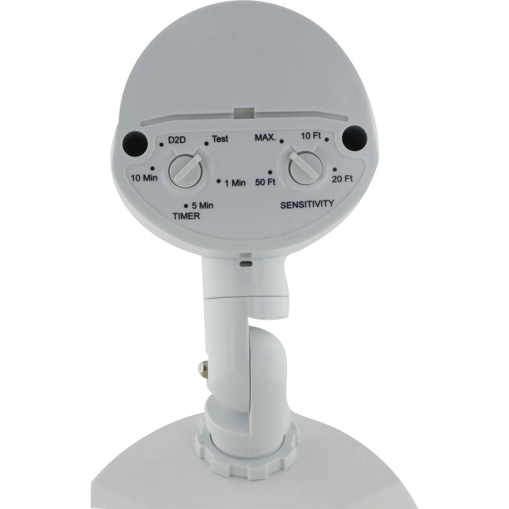 Nuvo Lighting LED Security Light Dual Head With Motion Sensor Black Finish 3000K