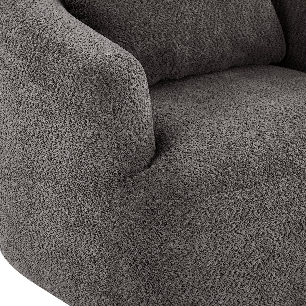 Harper & Bright Designs 360- Swivel Accent Chair, Barrel Chair Swivel Upholstered Sofa Chair with Cushion for Living Room Office, Beige