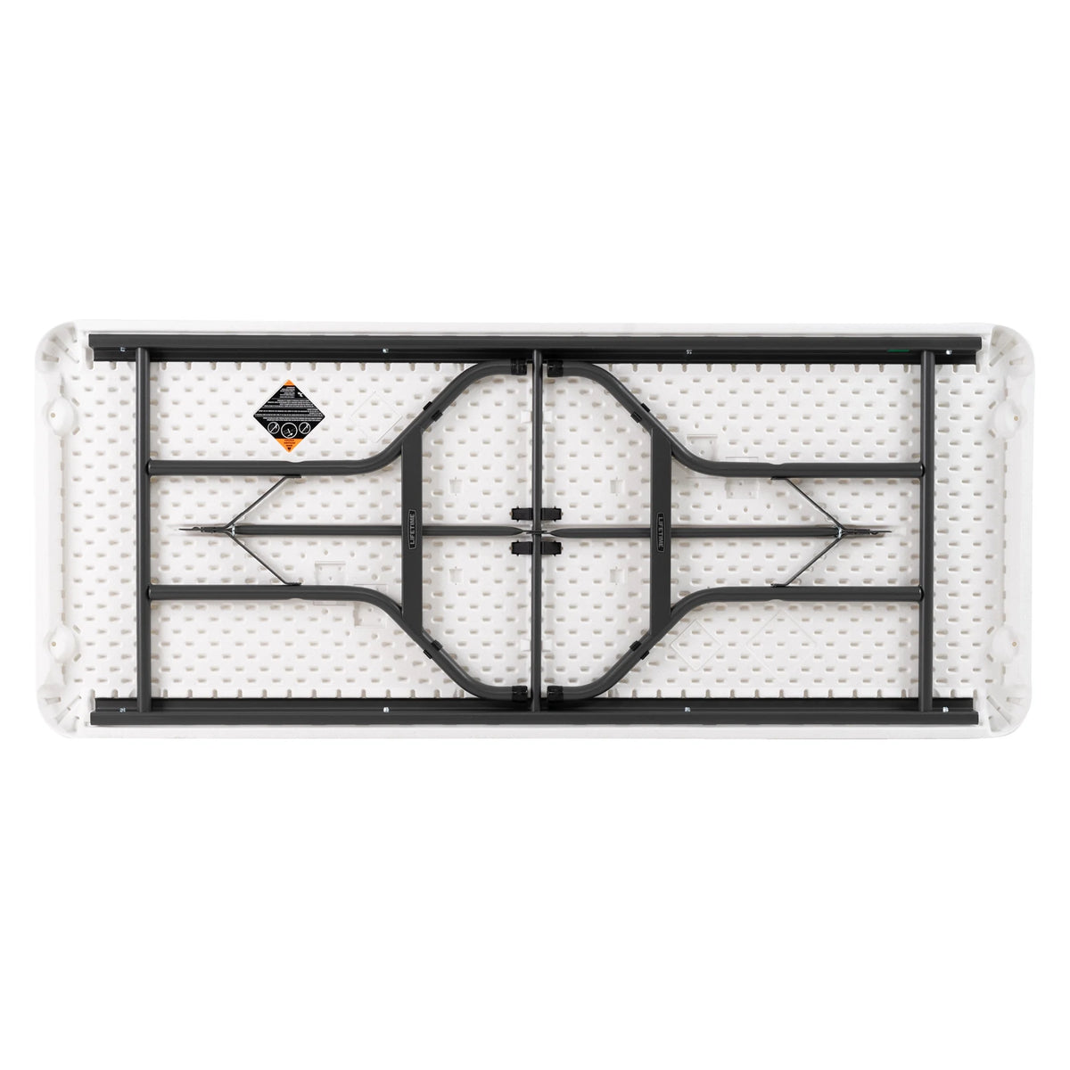 Lifetime 6 ft. Commercial Plastic Folding Banquet Tables 4 Pack (White Granite)