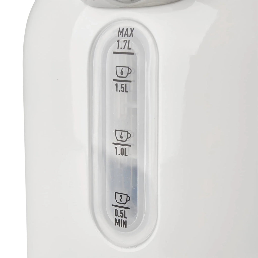2026 NewHaden Dorset 1.7 Liter Electric Water Kettle with Base, Putty & Chrome