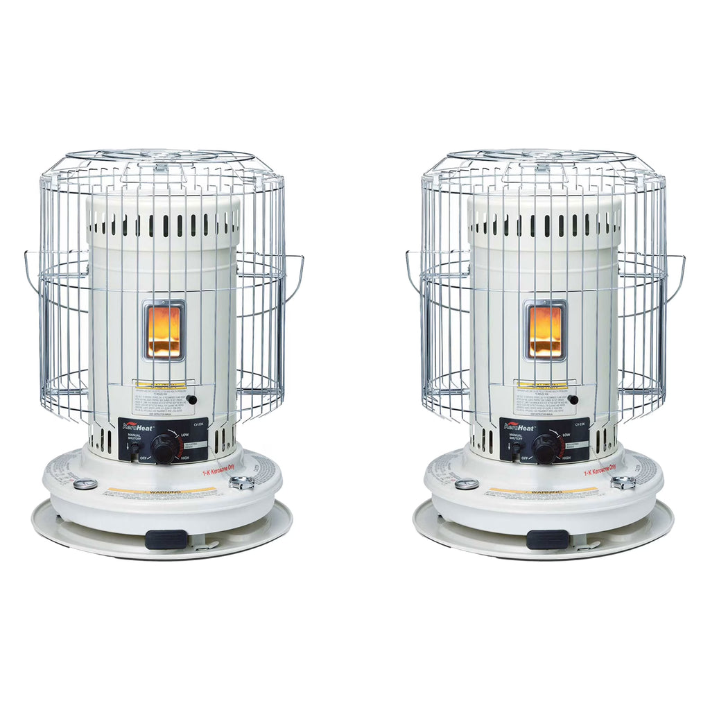 Sengoku KeroHeat 23,500 BTU Portable Convection Kerosene Heater, 2 Pack