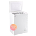 2026 NewWANAI Chest Freezer 3.5 Cu Ft,Small Chest Freezer,Upright Single Door Refrigerator,White