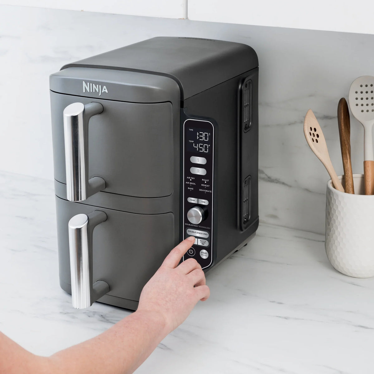 2026 NewNinja DoubleStack XL 10 QT 2-Basket Air Fryer
