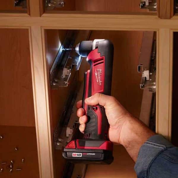 M18 18V Lithium-Ion Cordless 3/8 in. Right-Angle Drill (Tool-Only)