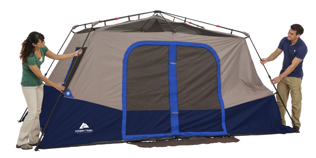 Ozark Trail 13' x 9' 8-Person Instant Cabin Tent, 25.79 lbs