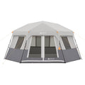 2026 NewOzark Trail 15' x 13' 8-Person Instant Hexagon Cabin Tent, 36.04 lbs