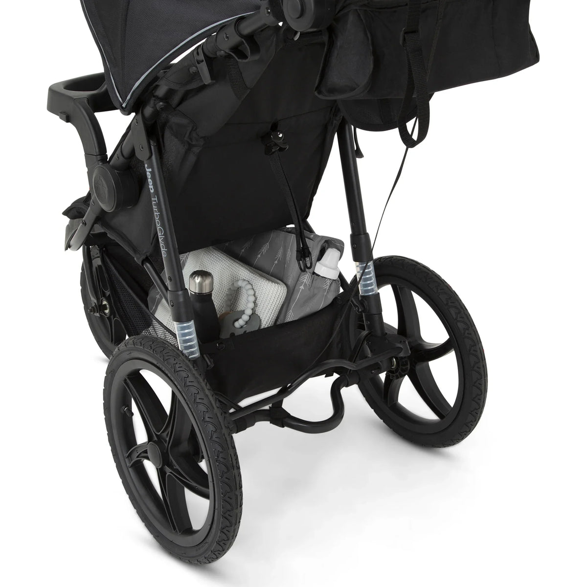 2026 NewJeep TurboGlyde Jogging Stroller by Delta Children, Black