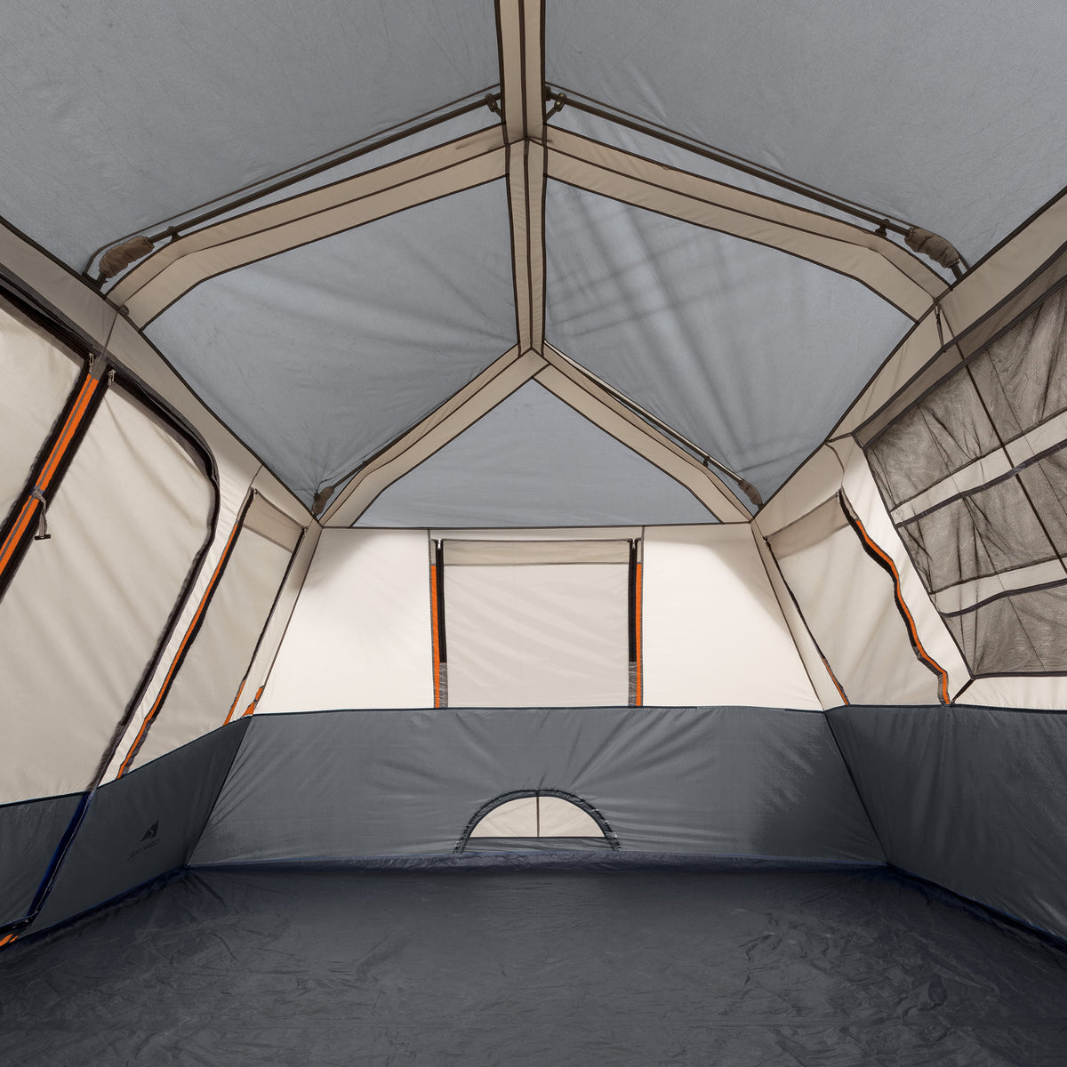 Ozark Trail 10-Person Instant Cabin Tent -C 2-Room Family Camping Tent with Rainfly