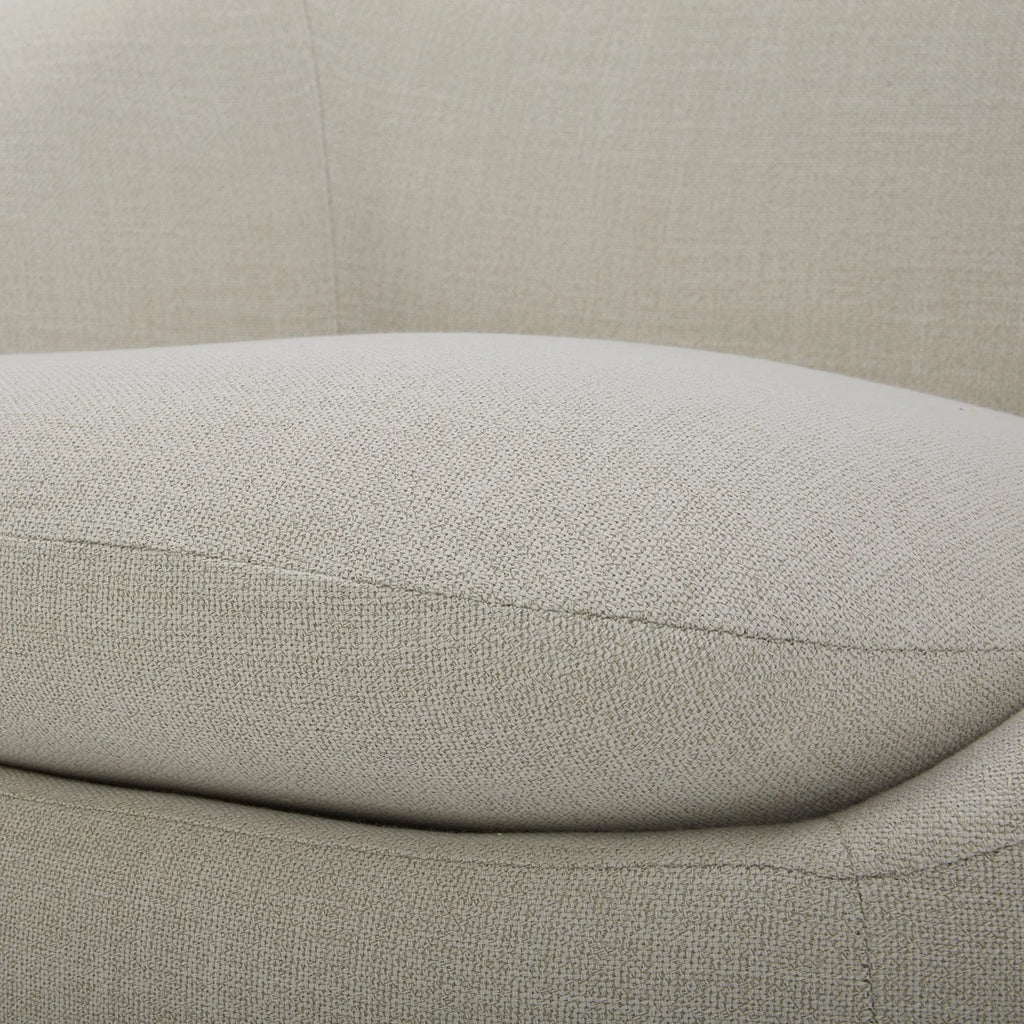 2026 NewBetter Homes & Gardens Mira Swivel Accent Chair, Cream Shearling