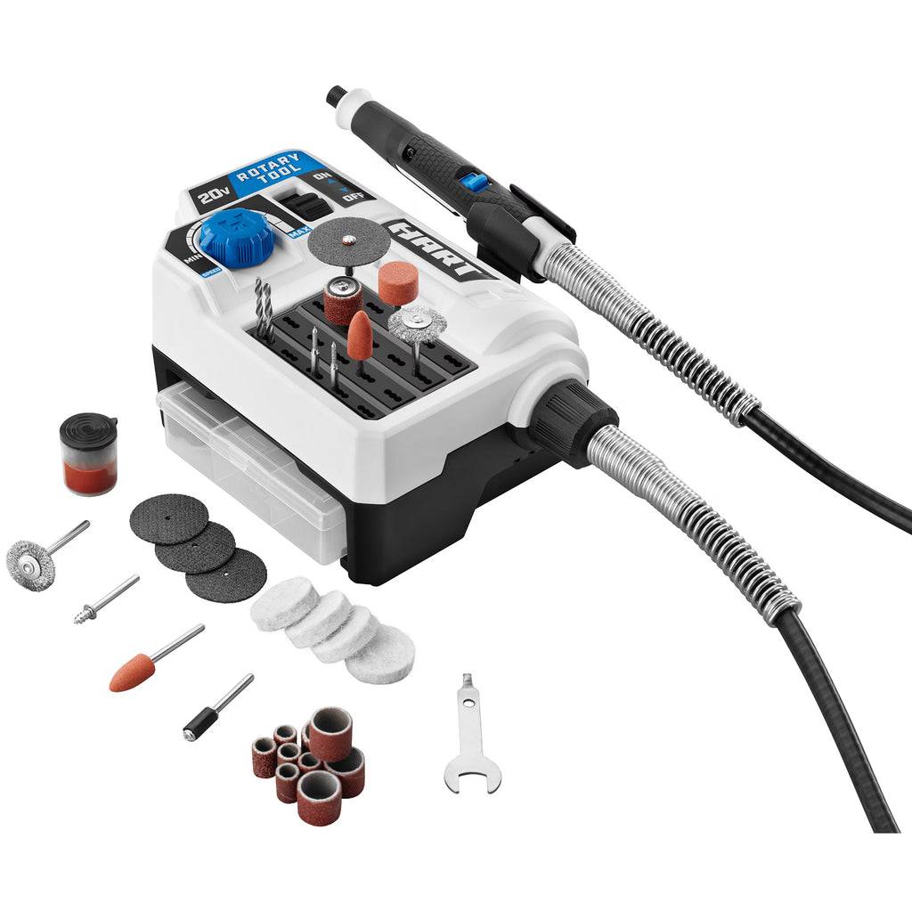 HART 20-Volt Cordless Rotary Tool, (1) 1.5Ah Lithium-Ion Battery