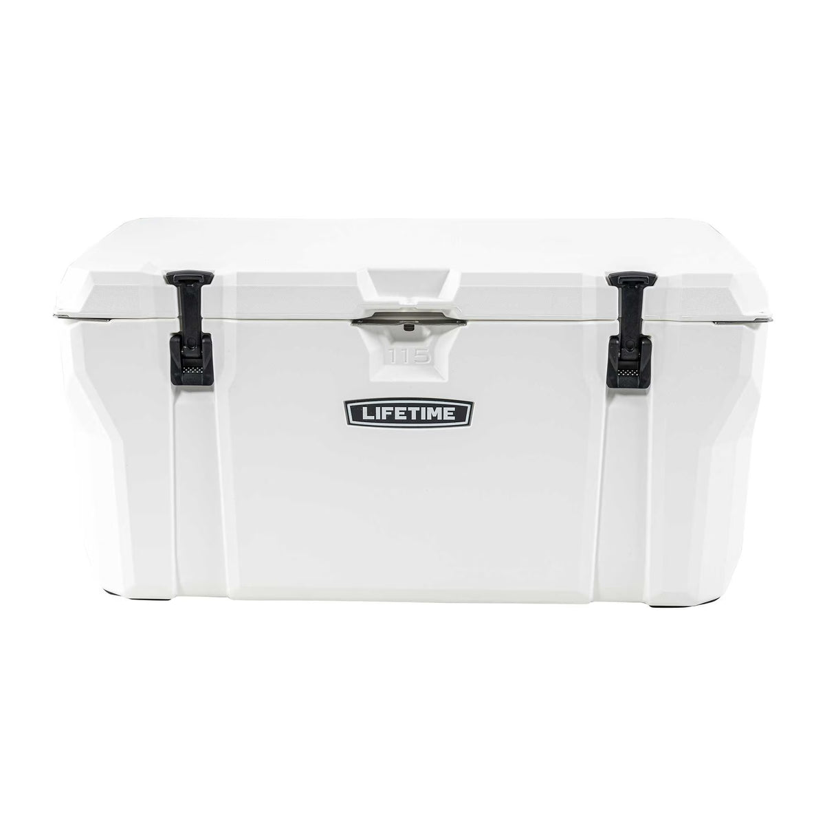 Lifetime 65 qt Bear-Resistant Camping Cooler, Premium High Performance, Ice Retention, Hard Cooler, 75 Can Capacity, Arctic White (91108)