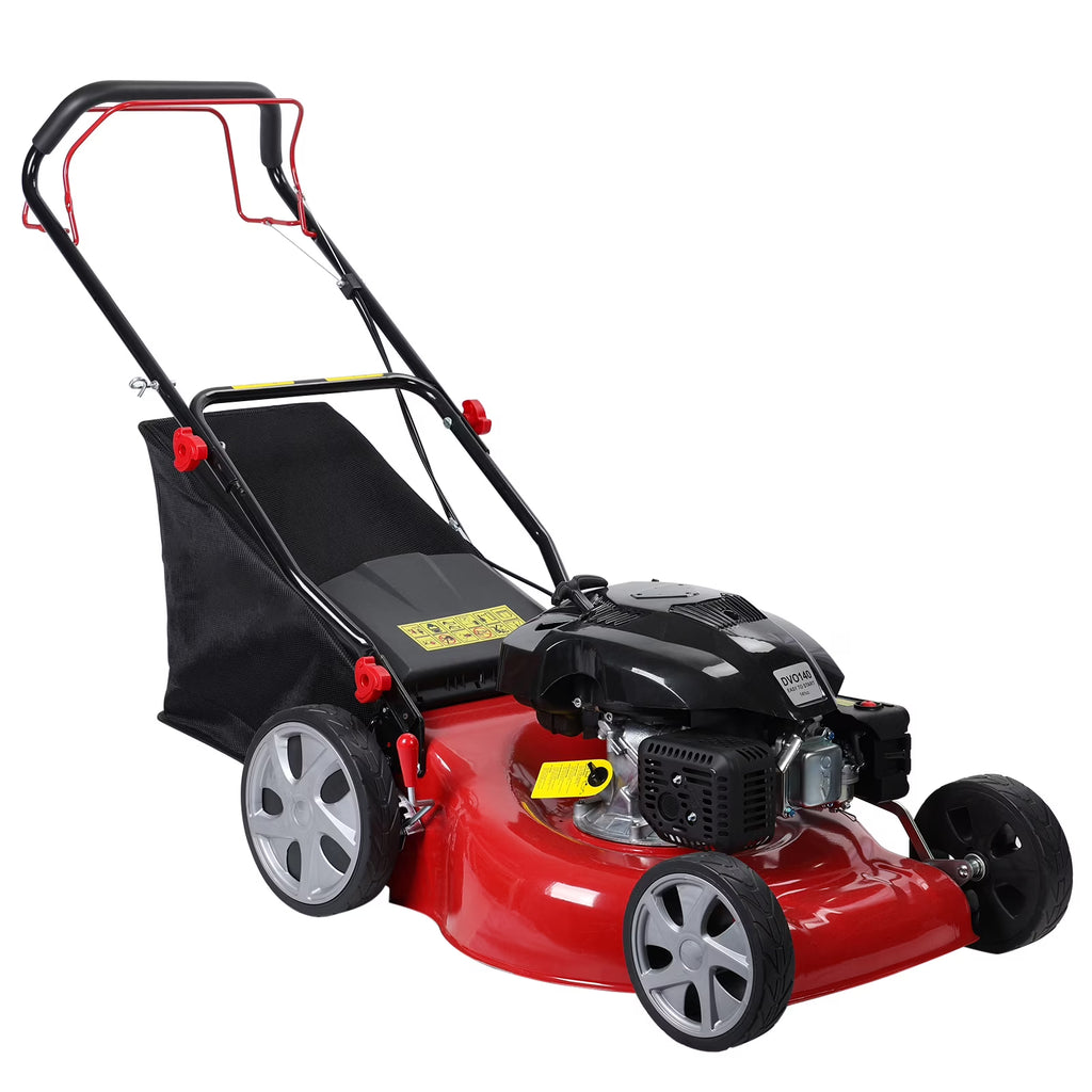 2026 NewLawn Mower, Self Propelled Lawn Mower, 141cc Gas Engine Lawn Mower, Push Lawn Mower with 50L Grass Tank, Big Wheels