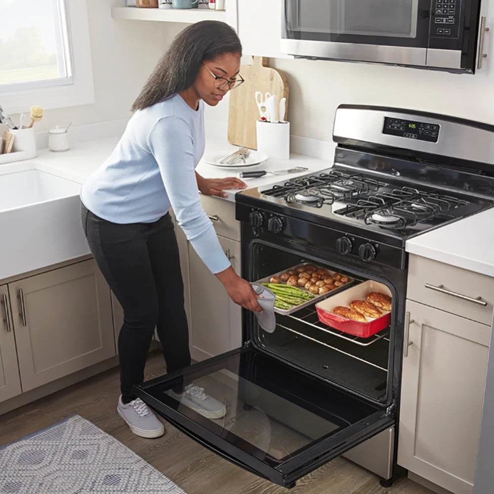 Brand New Amana AGR6303MMS: 30-inch Gas Range in Stainless Steel.