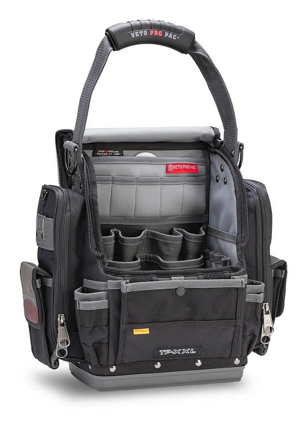 2026 NewVETO Padded Tool Bags, Polypropylene Plastic Black