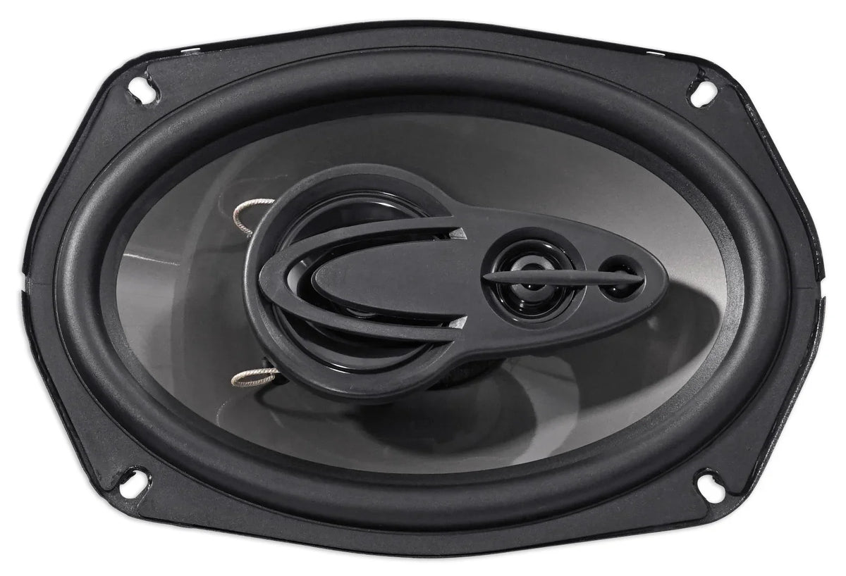 2026 New(4) Rockville RV69.4A 6x9" 1000w 4-Way Car Speakers+Quad Speaker Enclosure Box