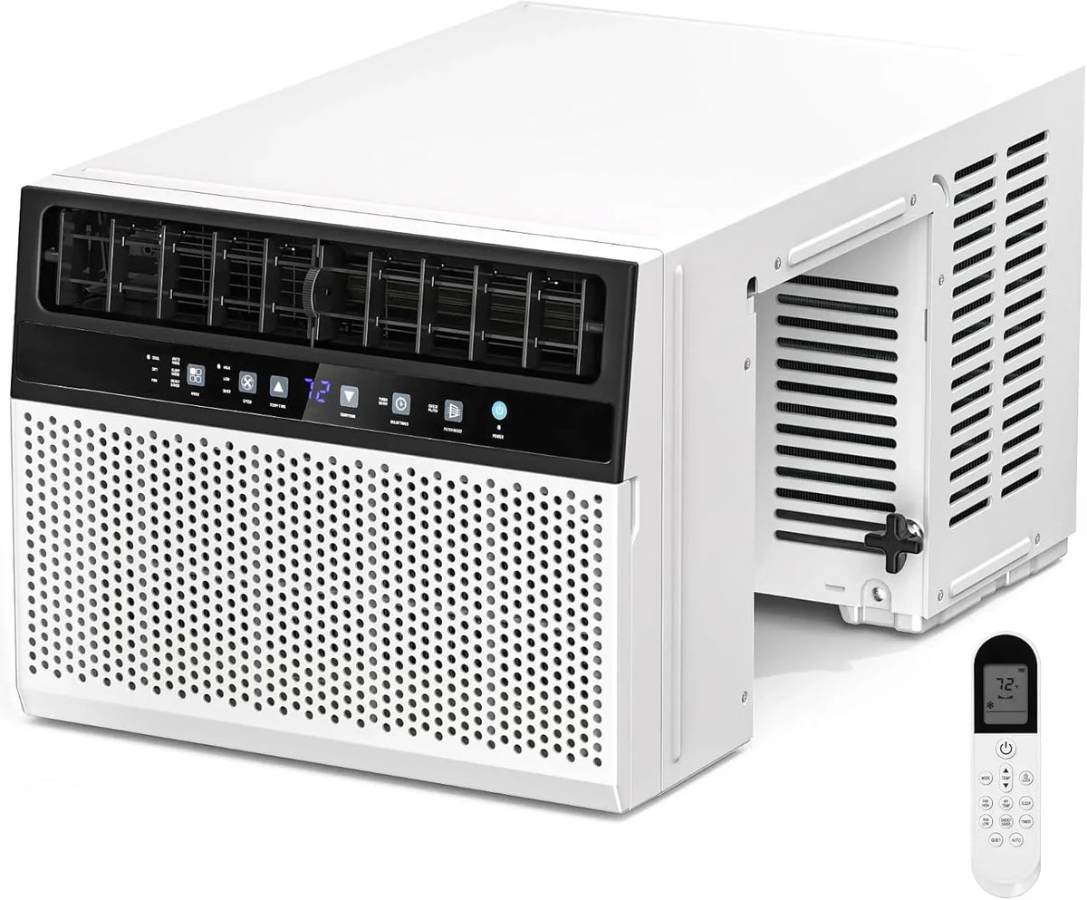 Antarctic Star 12,000 BTU U-Shaped Window Air Conditioner Unit Cools up to 550 Sq.Ft. with 6 Modes 24H Timer, Ultra Quiet Window AC Units