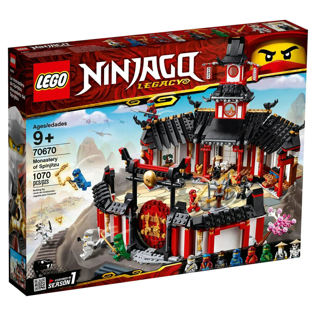 2026 NewLEGO Ninjago Monastery of Spinjitzu 70670