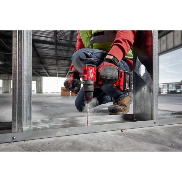 M18 FUEL 18-Volt Lithium-Ion Brushless Cordless Hammer Drill/Right Angle Drill/Impact Driver Combo Kit (3-Tool)