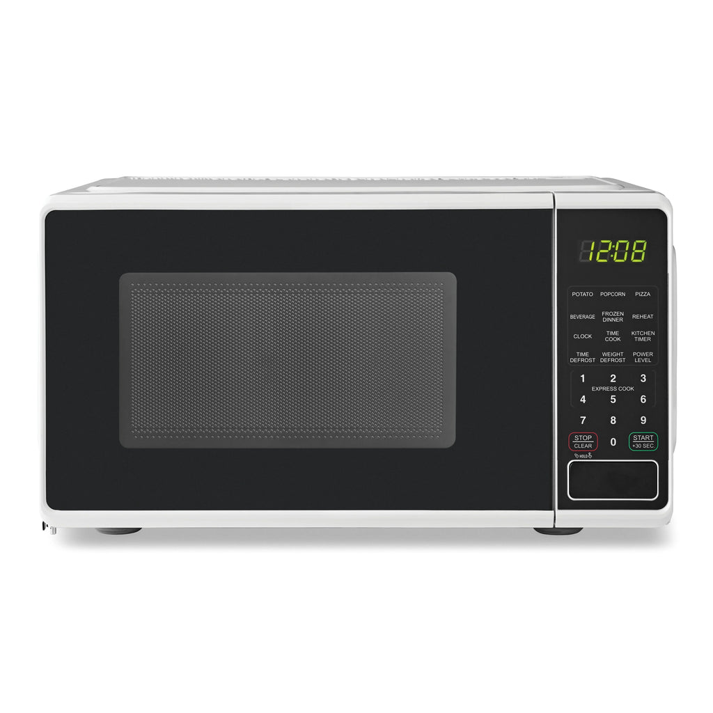 2026 NewMainstays 0.7 cu. ft. Countertop Microwave Oven, 700 Watts, White, New